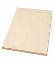 Placaj plop 8mm, furnir estetic de plop, CC/CC, 2500 x 1250 mm
