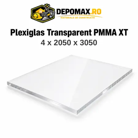 Plexiglas transparent PMMA XT 4 x 2050 x 3050 mm