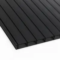 Policarbonat negru 6mm, 2.1 x 6 metri