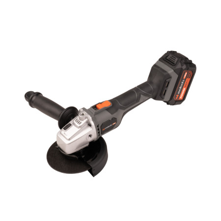 Polizor Unghiular Brushless cu Acumulator 4Ah, Incarcator si 10 Discuri Debitare MAX 20V POWER EvoTools +Plus