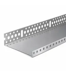 Profil soclu aluminiu 100 mm, grosime 0.45 mm, lungime 2.5 metri