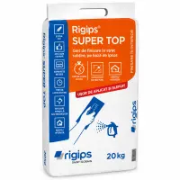 Glet de finisare Rigips SUPER TOP, pana la 3 mm, 20 kg