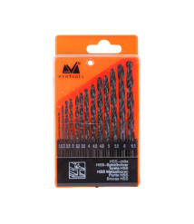 Set 13 burghie metal HSS 4241 1.5-6.5 mm, 118 grade, EvoTools