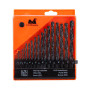 Set 19 burghie metal HSS 4241 1-10 mm, 118 grade, EvoTools