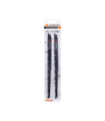 Set 2 panze ferastrau sabie lemn 240 x 19 x 1.5 mm, EvoTools
