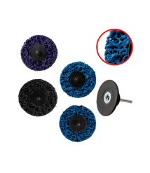 Set 4 mini discuri curatare EvoTools 75 mm, P46, cu suport