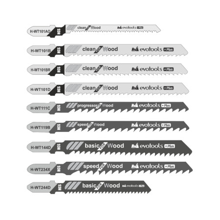 Set 5 panze ferastrau pendular lemn H-WT144D, 100 mm, EvoTools Plus