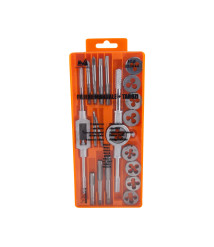 Set filiere si tarozi manuale 20 piese M3-M12, EvoTools