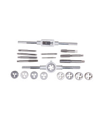 Set filiere si tarozi manuale 20 piese M3-M12, EvoTools