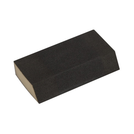 Smirghel pe burete trapezoidal 100 x 40-70 x 25 mm, P100