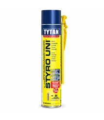 Adeziv spuma Tytan Professional STYRO UNI cu pai, 750 ml