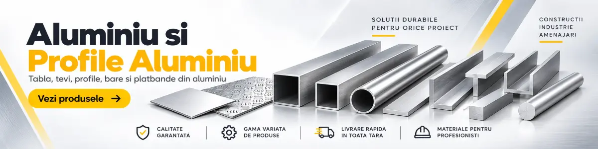 Tabla aluminiu si profile aluminiu la cel mai bun pret