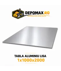 Tabla aluminiu lisa 1mm, 1000x2000mm (1050A)